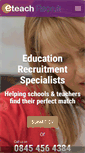 Mobile Screenshot of eteachrecruit.com